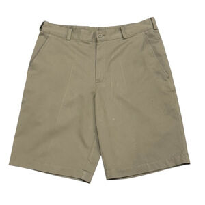 NIKE Men's Flat Front DRI-FIT 10" Golf Short Size 32 M Khaki Tan​​​
